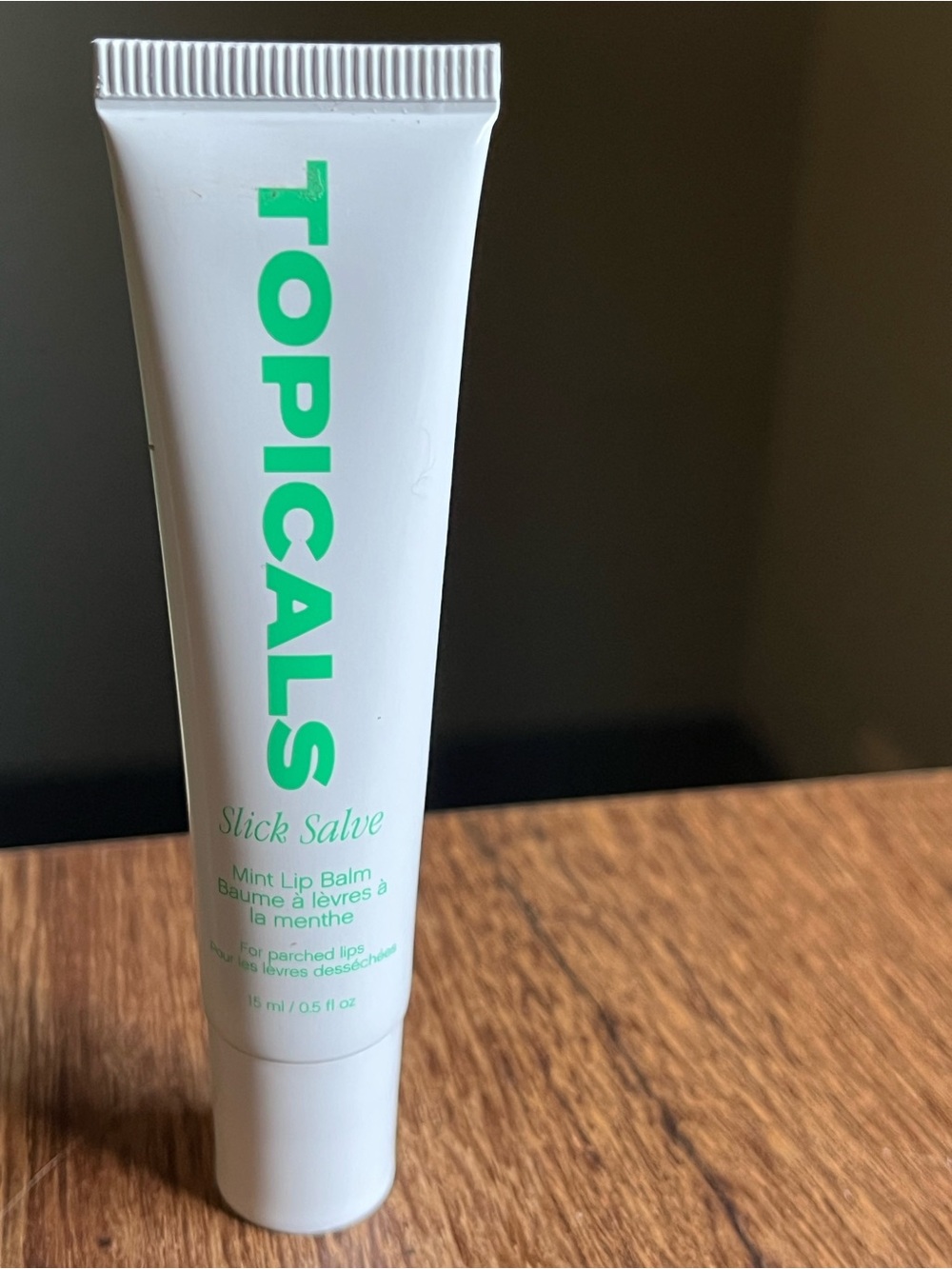 Topicals Slick Salve Mint Lip Balm - Clear